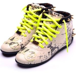 Melody Ehsani X Reebok Python Leather Sneakers